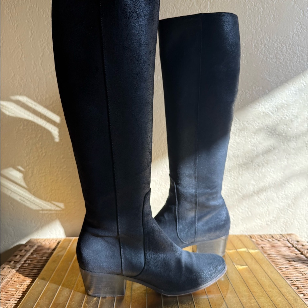 Jimmy Choo suede’s leather black riding boho boots
